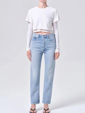 AGOLDE 90s Pinch Waist High Rise Straight Jean